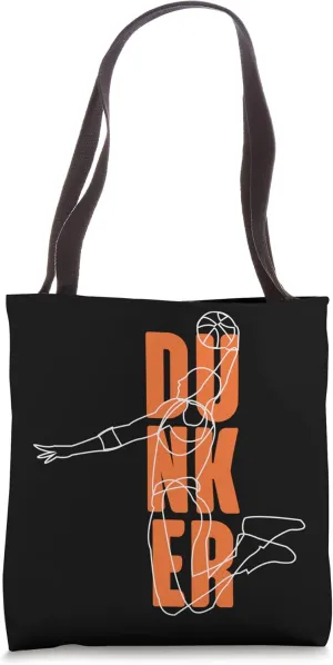 Dunker Basketball Player Funny Slam Dunk Tote Bag