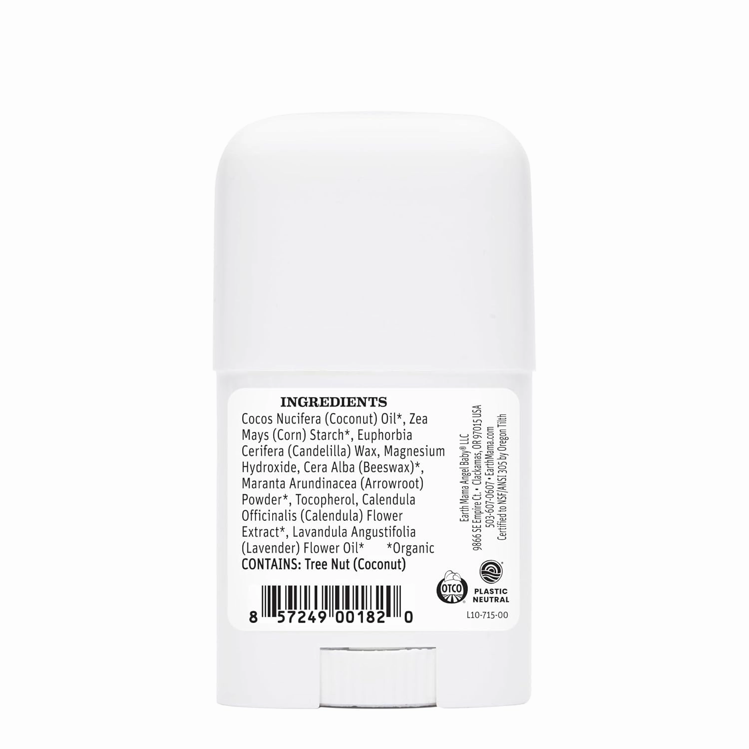 Earth Mama Mini Deodorant Travel Set | Safe for Sensitive Skin, Pregnancy and Breastfeeding, Contains Organic Calendula with No Fragrance Chemicals 0.56 Ounce (Pack of 4)