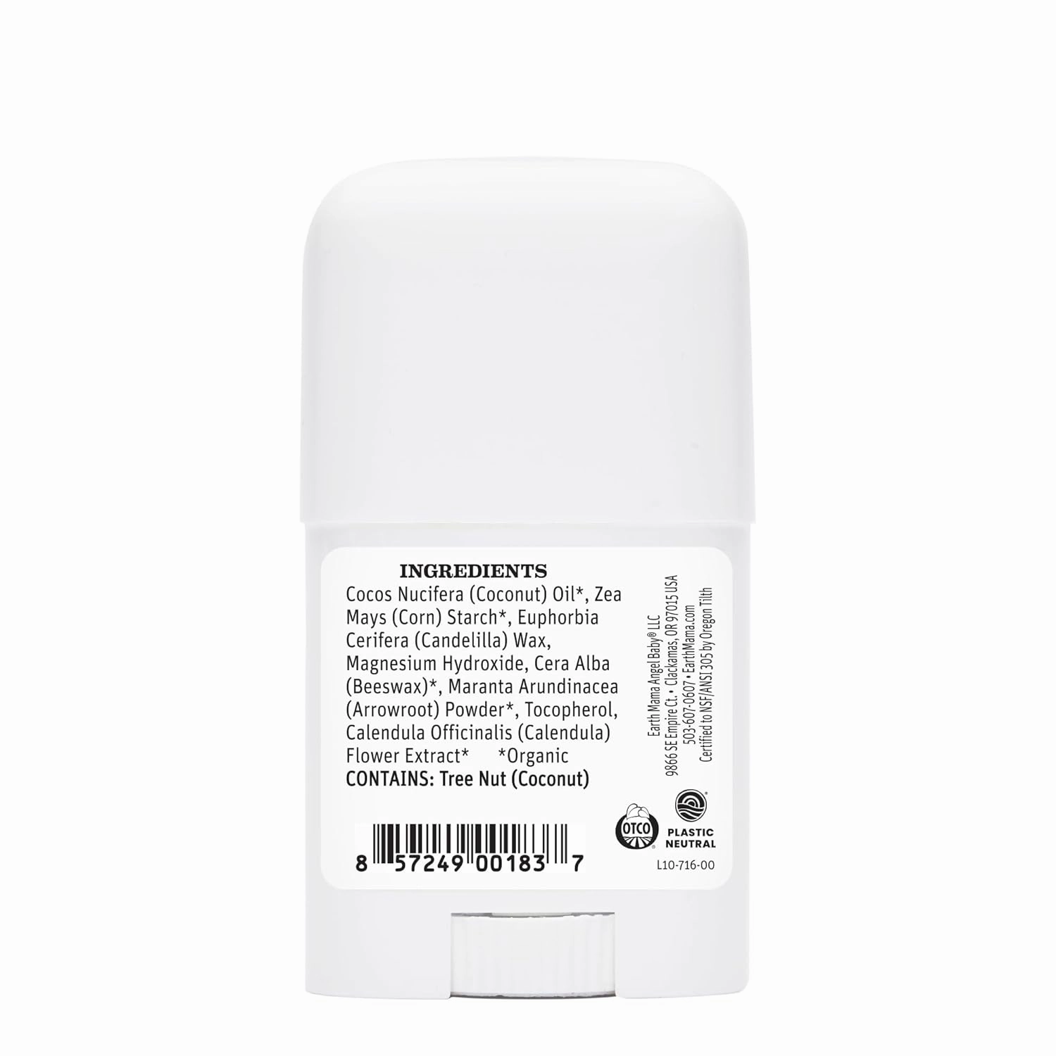 Earth Mama Mini Deodorant Travel Set | Safe for Sensitive Skin, Pregnancy and Breastfeeding, Contains Organic Calendula with No Fragrance Chemicals 0.56 Ounce (Pack of 4)