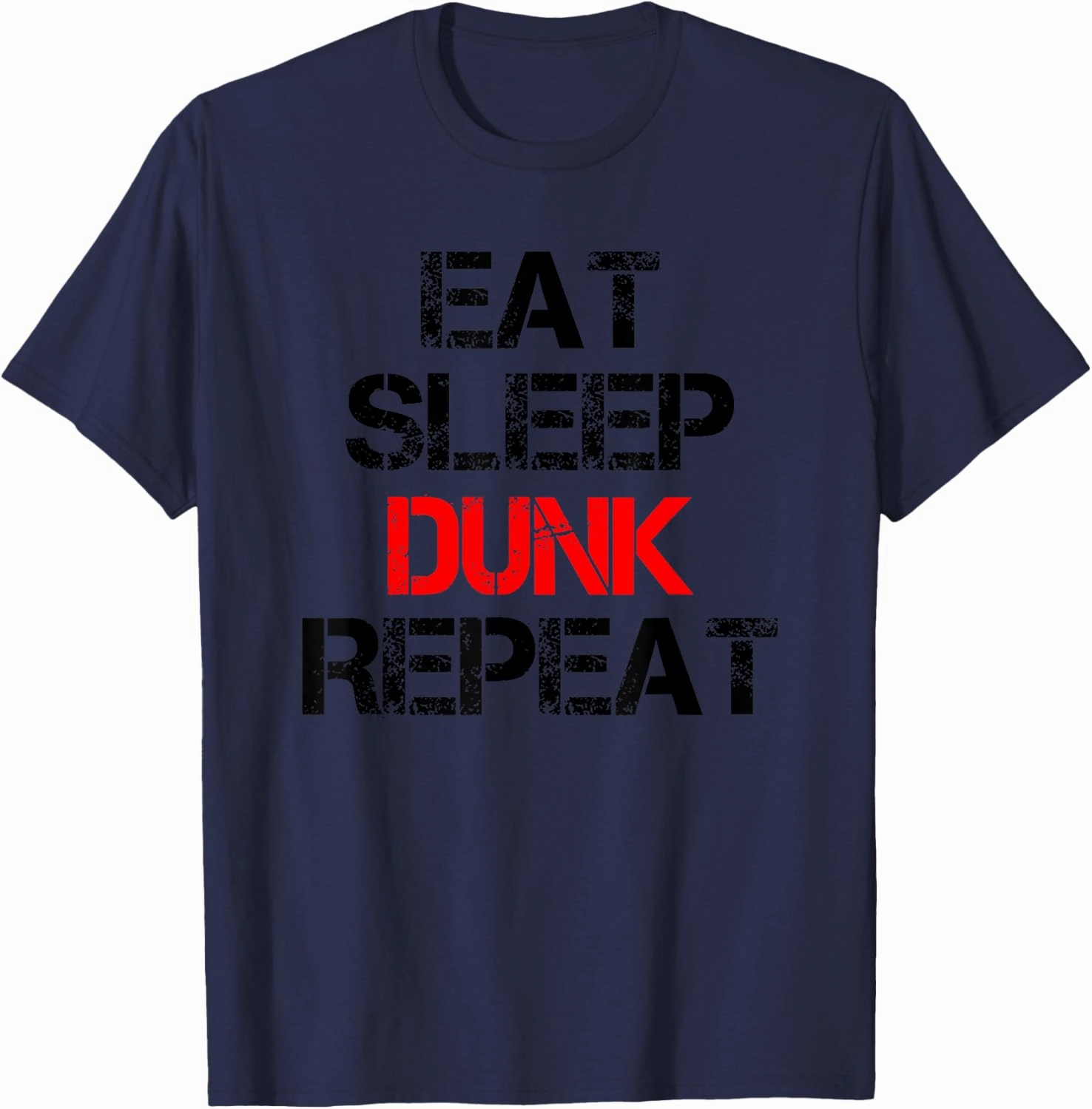 Eat Sleep Dunk Repeat Basketball Recreational Hoops T-Shirt