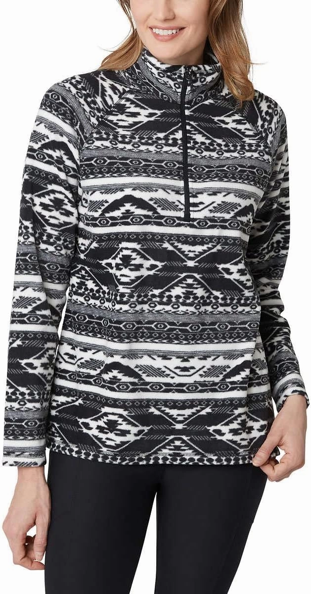 Eddie Bauer Women's Ultra Soft Fleece 1/4 Zip Long Sleeve Pullover Top