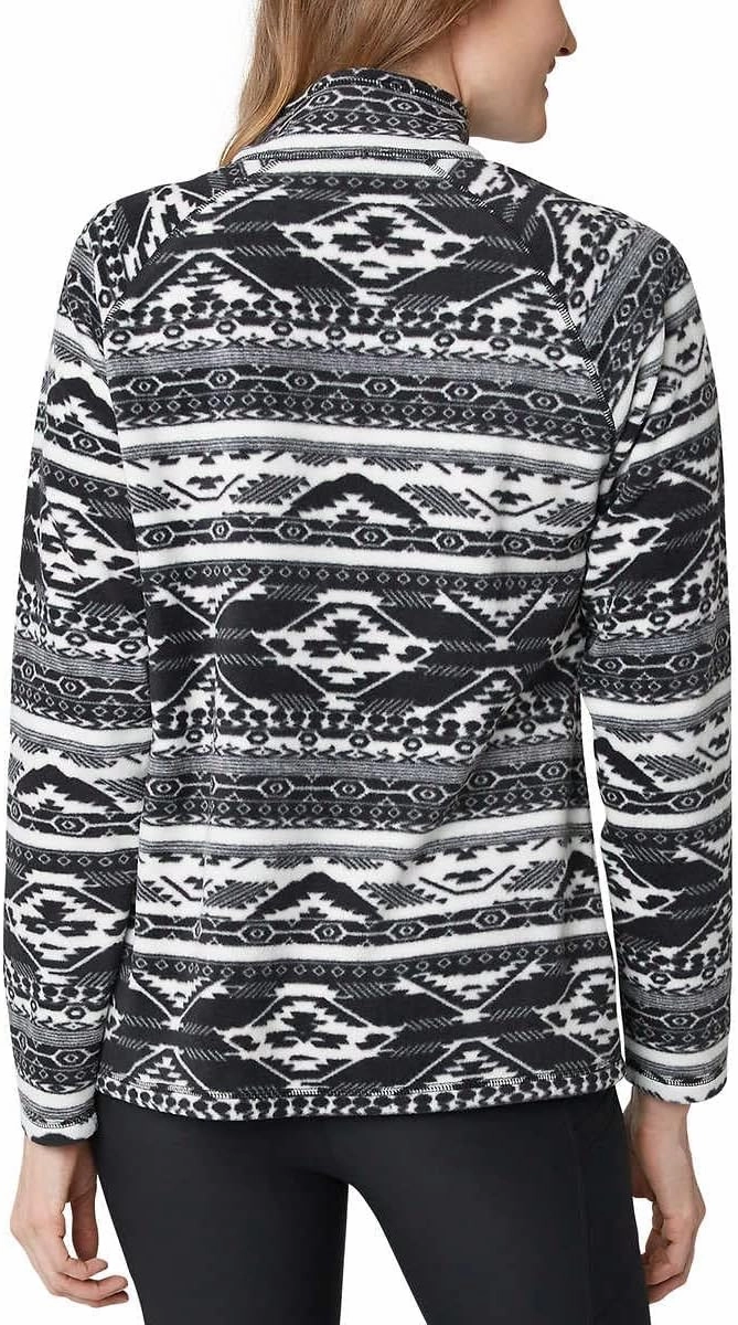 Eddie Bauer Women's Ultra Soft Fleece 1/4 Zip Long Sleeve Pullover Top