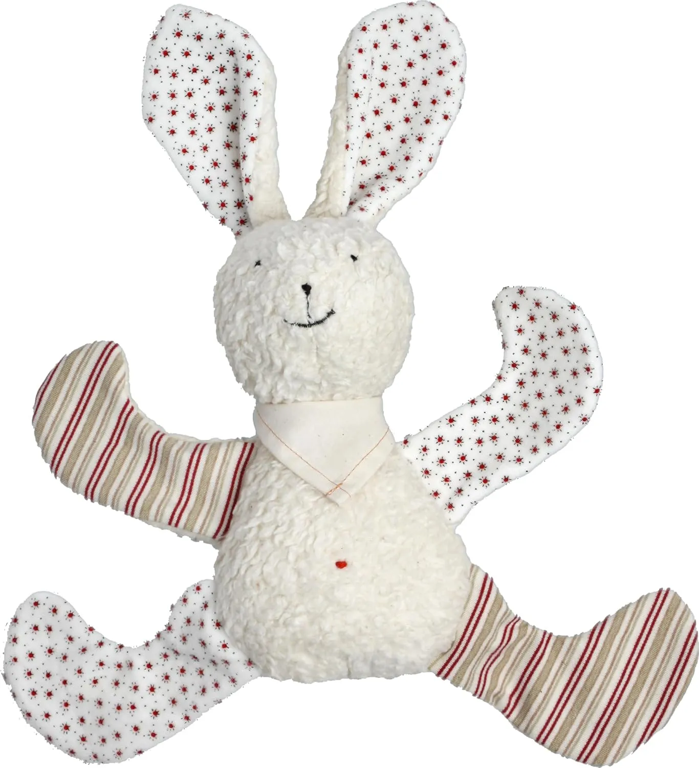 Efie Organic Cotton White Bunny Rabbit Filled with Wool