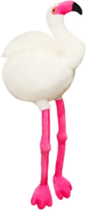 ELAINREN Ultra-Soft Flamingo Stuffed Pillow Large Lifelike Flamingo Plush Toy Realistic Flamingo Plushie Doll Gifts/37.4''