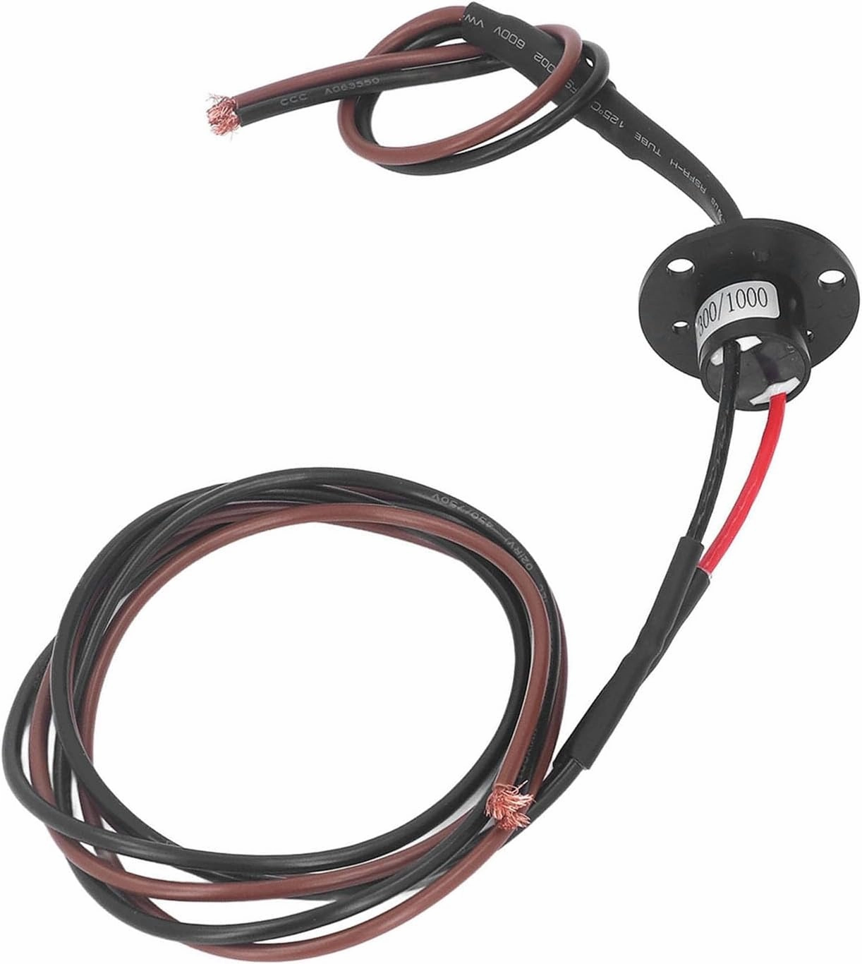 Electrical Slip Ring 2 Road 20A 250RPM Rotary Electrical Conductive Ring Collector For Electrical Testing Equipment Turntables CCTV Security Monitoring Equipment