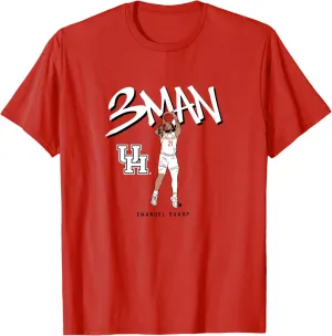 Emanuel Sharp - 3Man - Houston Cougars Basketball T-Shirt