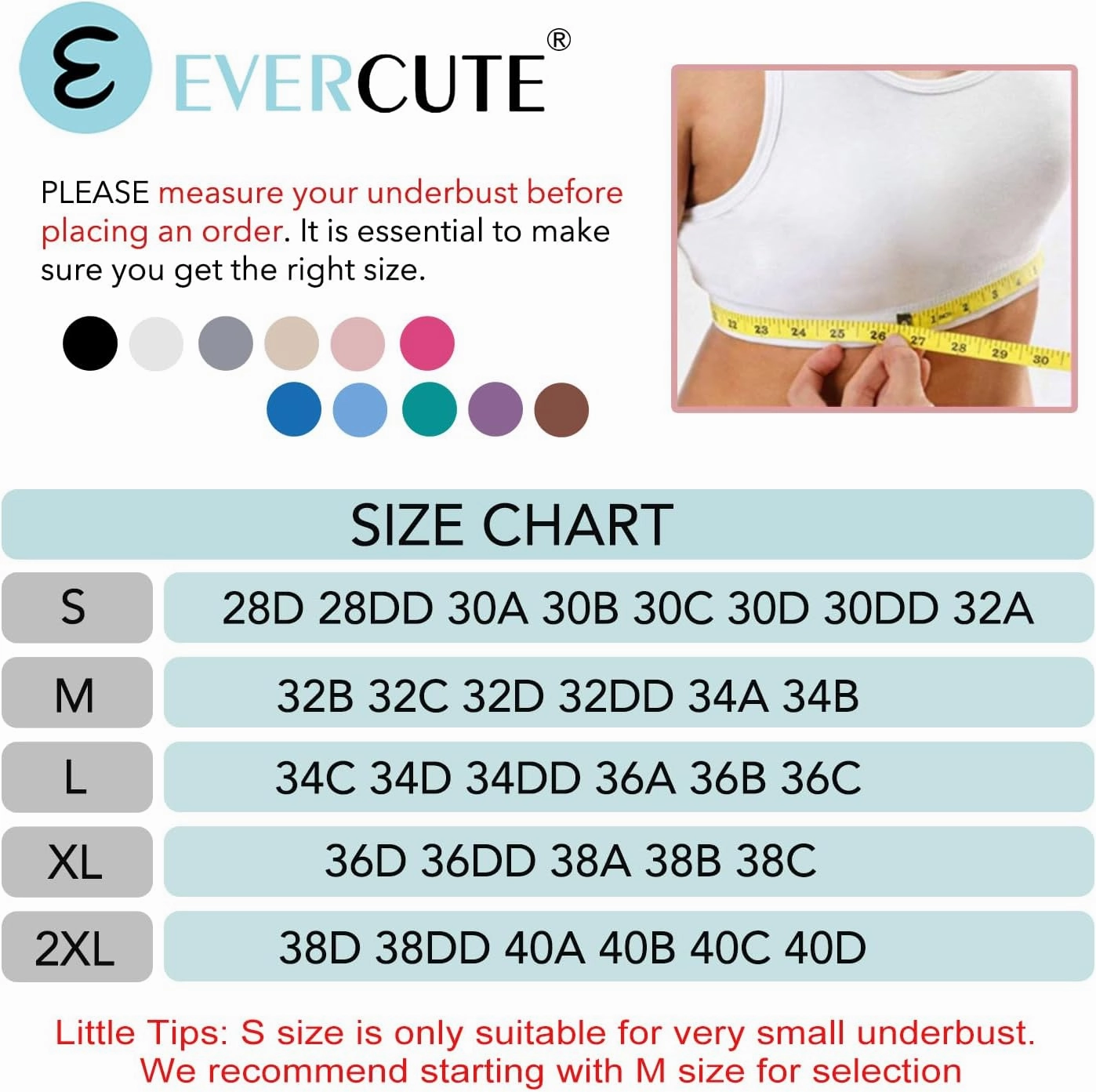 Evercute Women's Zip Front Sports Bras Wireless Padded Racerback Medium Support Post-Surgery Bra Yoga Exercise Athletic Bras