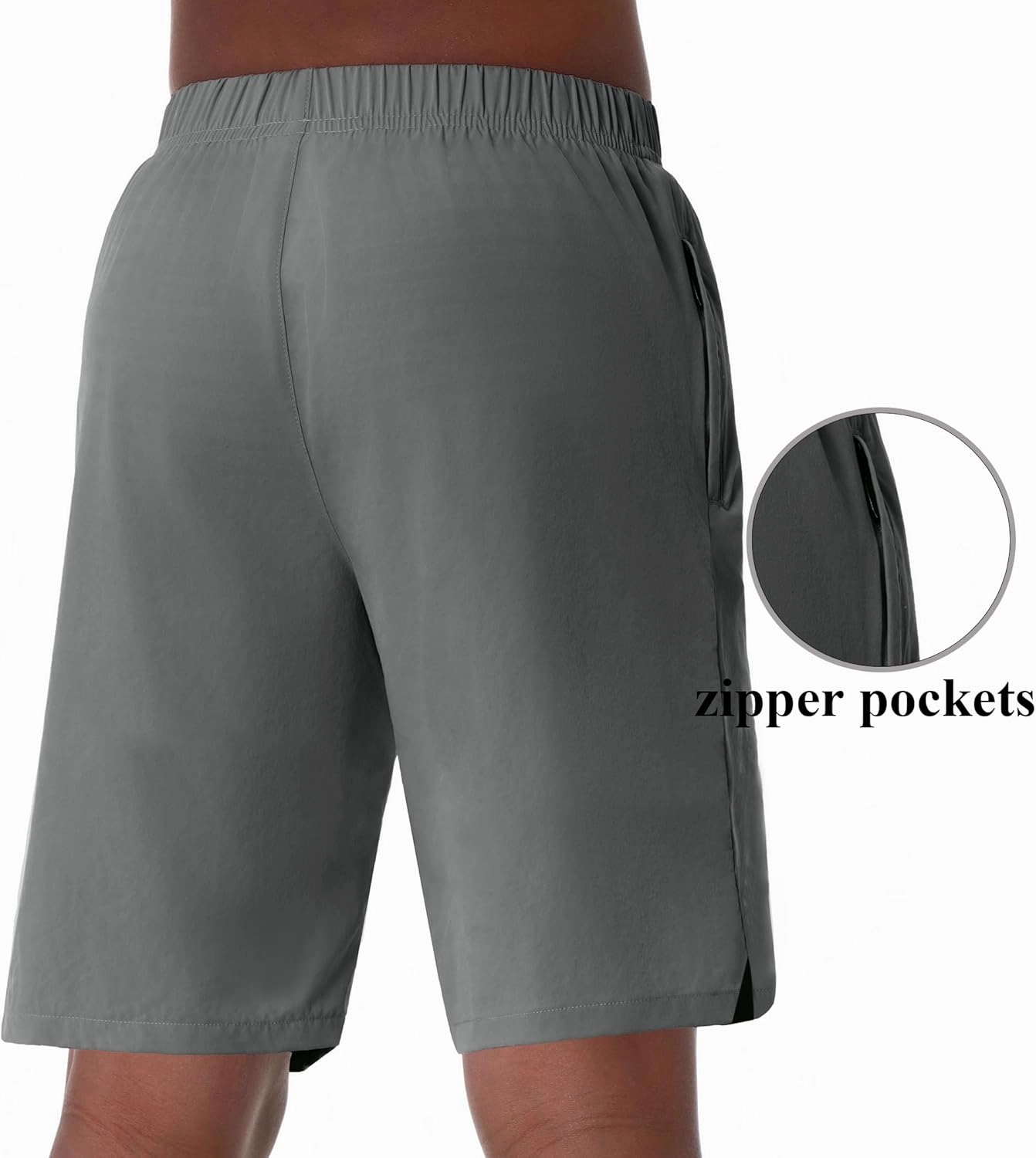 EXARUS Boys Athletic Shorts 4"/6" Quick Dry Lightweight Adjustable Elastic Waist Pockets Basketball Soccer Running