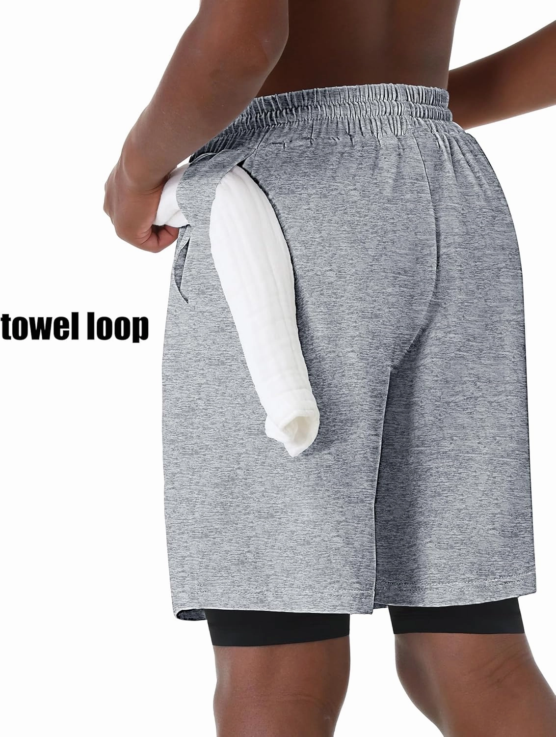 EXARUS Boys Athletic Shorts 4"/6" Quick Dry Lightweight Adjustable Elastic Waist Pockets Basketball Soccer Running