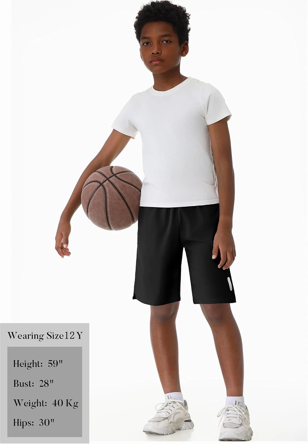 EXARUS Boys Athletic Shorts 4"/6" Quick Dry Lightweight Adjustable Elastic Waist Pockets Basketball Soccer Running