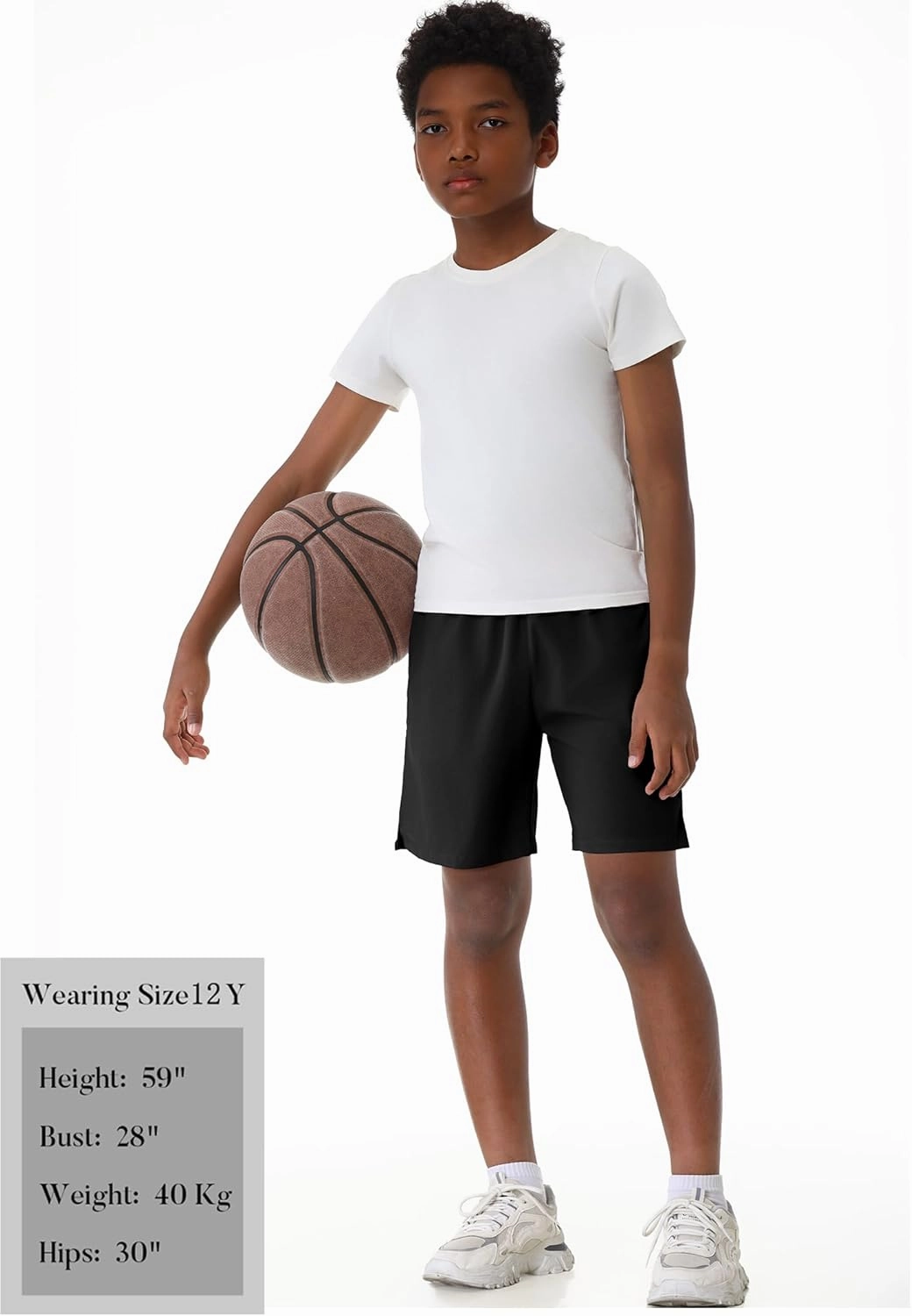 EXARUS Boys Athletic Shorts 4"/6" Quick Dry Lightweight Adjustable Elastic Waist Pockets Basketball Soccer Running