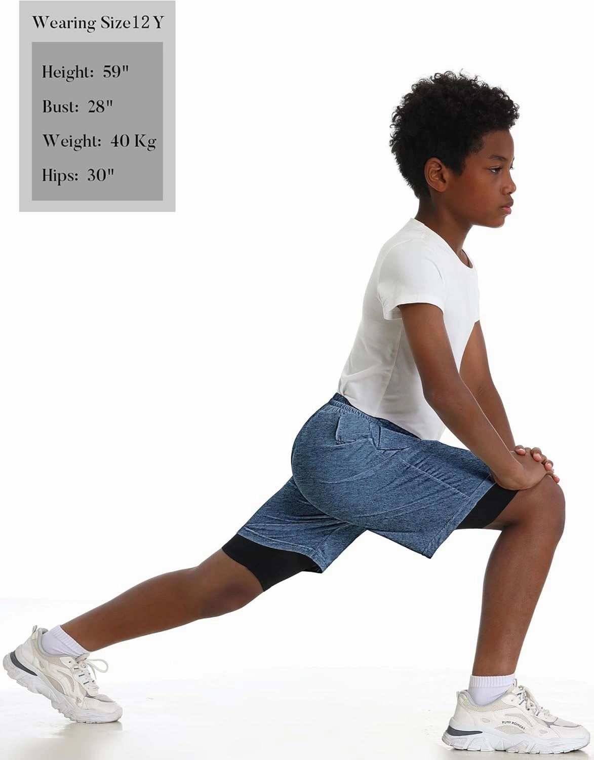 EXARUS Boys Athletic Shorts 4"/6" Quick Dry Lightweight Adjustable Elastic Waist Pockets Basketball Soccer Running