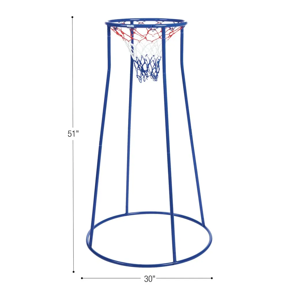 Excellerations Oversized Rim, Easy Score Basketball Hoop Set for Kids in The Classroom or Home School