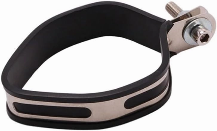 Exhaust Pipe Protector Cover for Yoshimura R77 Universal Motorcycle Exhaust Muffler Holder Clamp Fixed Ring Support Bracket Ring Round Stainless