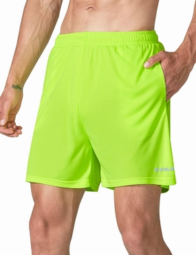 EZRUN Men's 5 Inches Running Workout Shorts Quick Dry Lightweight Athletic Shorts with Liner Zipper Pockets