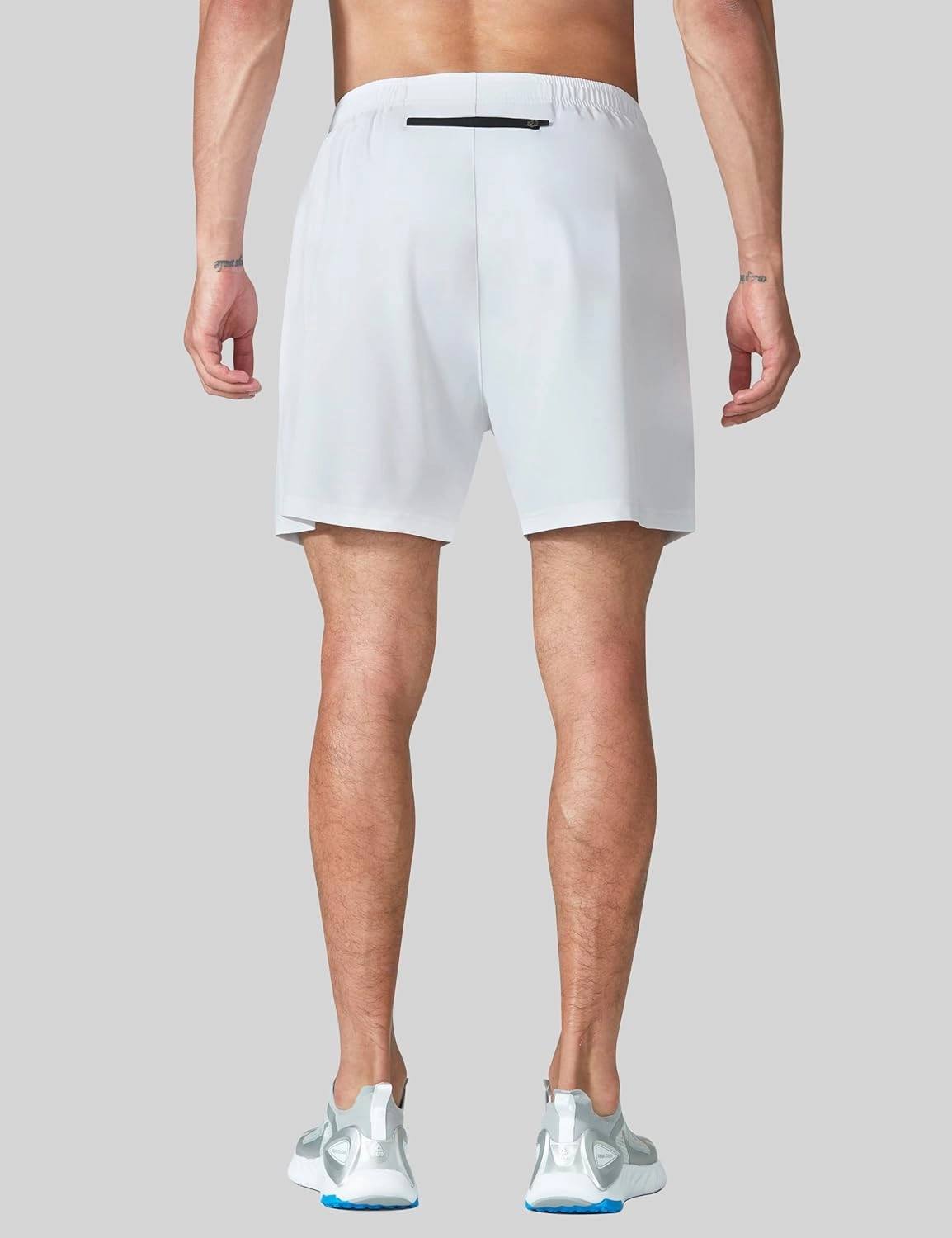 EZRUN Men's 5 Inches Running Workout Shorts Quick Dry Lightweight Athletic Shorts with Liner Zipper Pockets