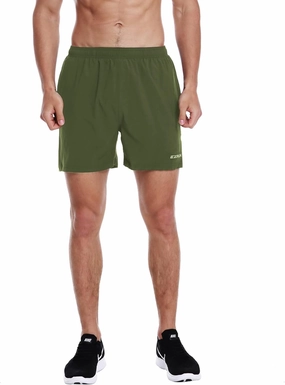 EZRUN Men's 5 Inches Running Workout Shorts Quick Dry Lightweight Athletic Shorts with Liner Zipper Pockets