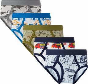 Family Feeling Little Boys' Cotton Boxer Brief Soft Underwear