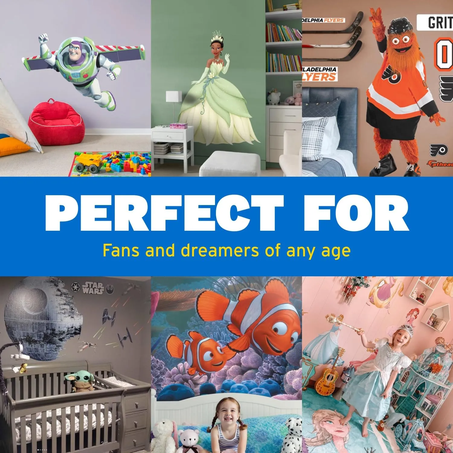 Fathead Toy Story 4: Buzz Lightyear-Huge Officially Licensed Disney/Pixar Removable Wall Decal, Premium - with Ancillary