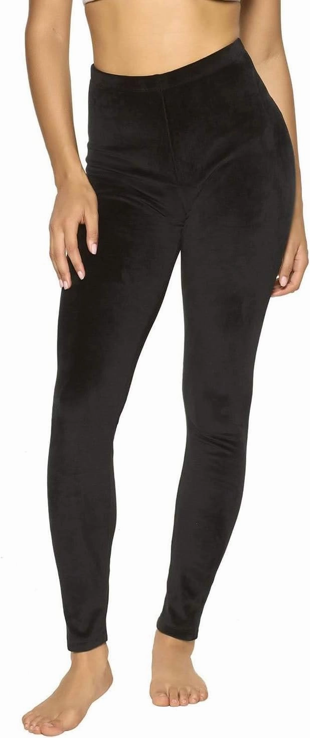 Felina - 2-Ply Velour Leggings for Women - Ultra-Soft and Cozy