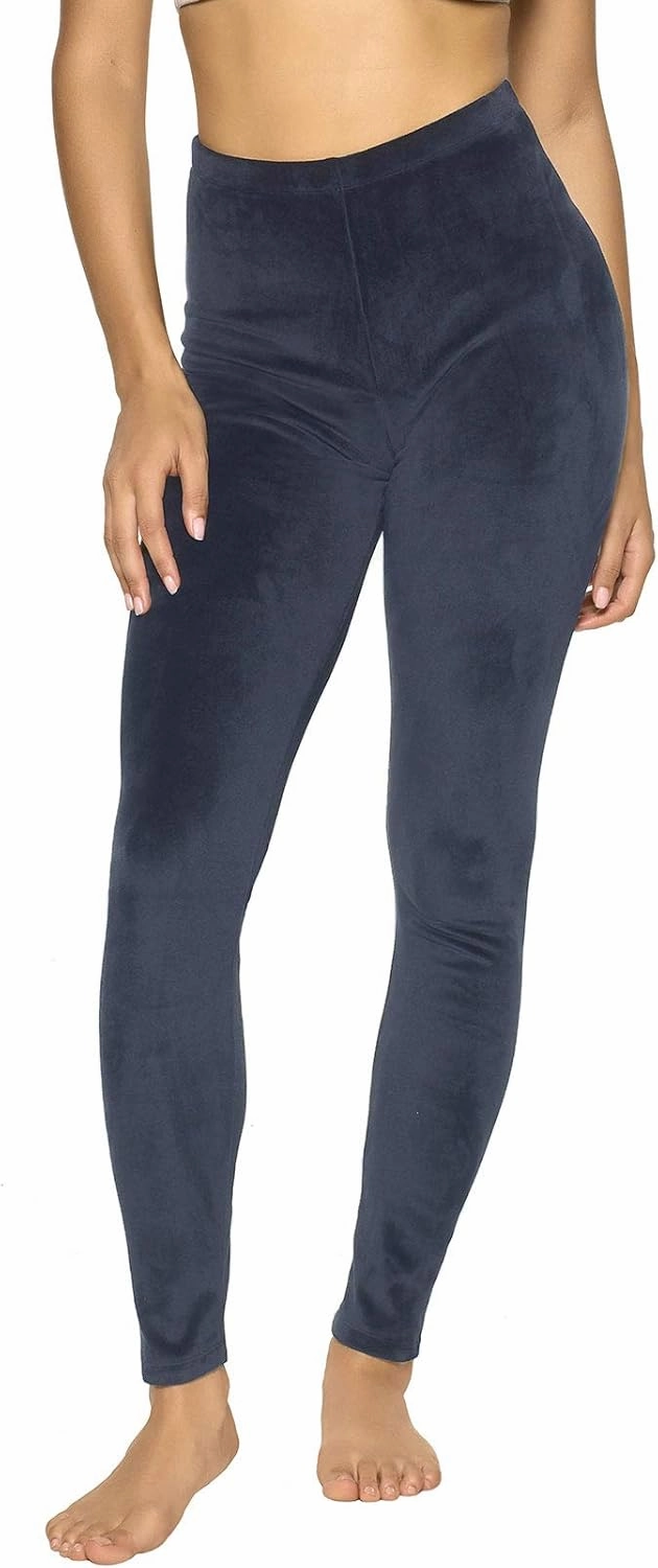 Felina - 2-Ply Velour Leggings for Women - Ultra-Soft and Cozy