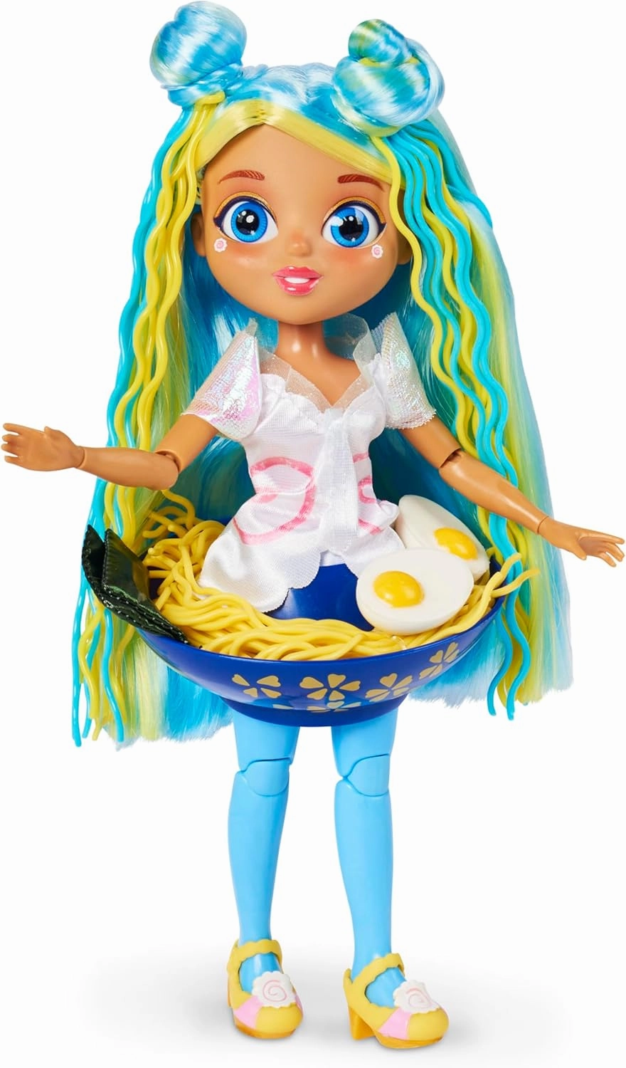 Fidgie Friends Ramen Dream, Fashion Doll, Push Pop Fidget Toy, Anxiety and Stress Relief for Kids