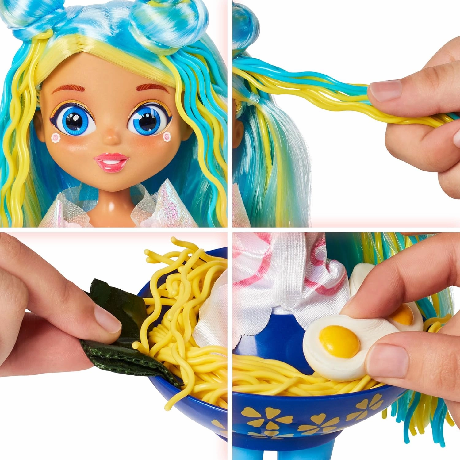 Fidgie Friends Ramen Dream, Fashion Doll, Push Pop Fidget Toy, Anxiety and Stress Relief for Kids
