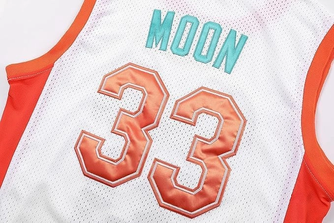 Flint Tropics Jackie Moon #33 Coffee Black #7 Semi Pro 90s Hip Hop Clothes for Party Men Basketball Jersey S-3XL