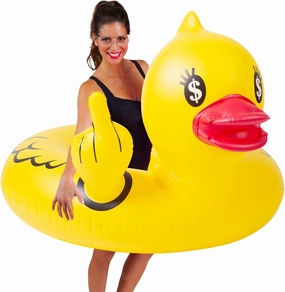 Float Joy Funny Pool Floats Adult Large Rubber Ducks for Jeeps Inflatable Duck Pool Float Giant Jeep Ducks for Ducking Big Rubber Duck Blow Up Duck Floaties Pool Toys
