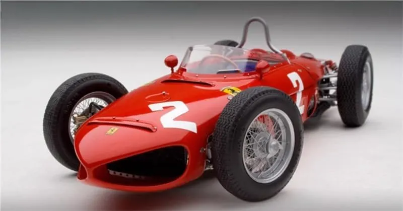 FloZ for EXOTO for Ferrari for Trips 156/120° Champion Car No.2 Sharknose' Winner, 1961 for Grand for Prix of ltaly, Driven by Phil 1:18 Car Pre-Built Model