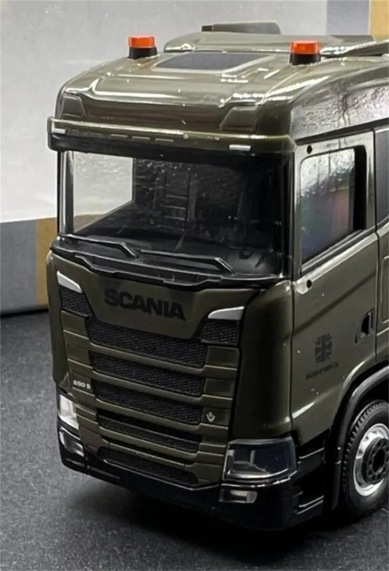FloZ for Herpa for Scania CS20 Low roof Heavy Duty Tractor Bundeswehr German 1/87 Tank Pre-Built Model