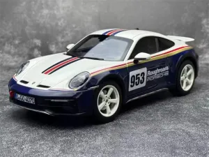 FloZ for NOREV for Porsche for 911 for Dakar 2023 White 1:18 Car Pre-Built Model