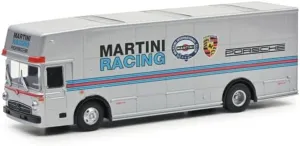 FloZ for Schuco for Mercedes for Benz Transport Vehicle for Martini Racing for Porsche Coating 1:64 Truck Pre-Built Model