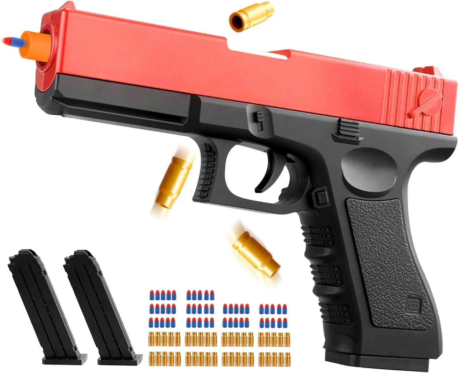 Foam Bullet Blaster Toy Guns with Shell Ejecting for Boys, Girls - Manual Reloading Soft Bullets - Educational Toys Model for Kids Gifts