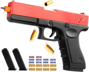 Foam Bullet Blaster Toy Guns with Shell Ejecting for Boys, Girls - Manual Reloading Soft Bullets - Educational Toys Model for Kids Gifts