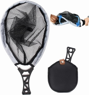Foldable Fly Fishing Small Trout Net, Comes with a Storage Bag, Suitable for Travel Fishing, Tenkara Anglers