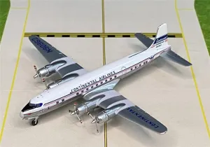 for AeroClassics for Continental Airlines for Douglas DC-6 N90962 1:400 Aircraft Pre-Built Model