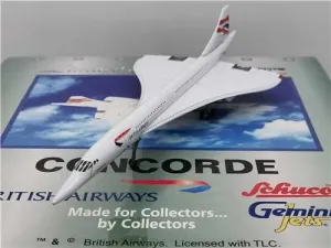 for GeminiJets for British Airways Concorde G-BOAC 1/400 DIECAST Aircraft Pre-builded Model