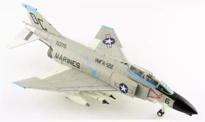 for Hobby Master for Mcdonnell for Douglas F-4B Phantom II 158378 USMC - VMFA-122 DA Nang AB 1968 (with 3 x MK.4 PODS) 1:72 Aircraft Pre-Built Model