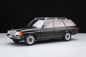 for NOREV for Mercedes for Benz for 200T 1982 Wagon Black 1:18 Car Pre-Built Model