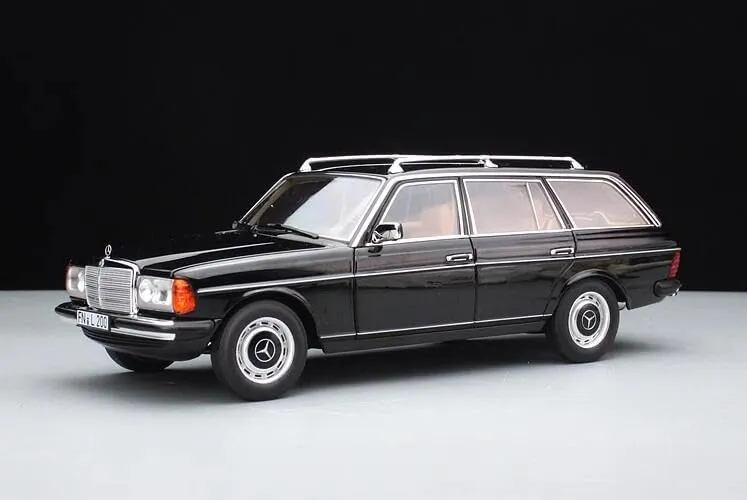 for NOREV for Mercedes for Benz for 200T 1982 Wagon Black 1:18 Car Pre-Built Model