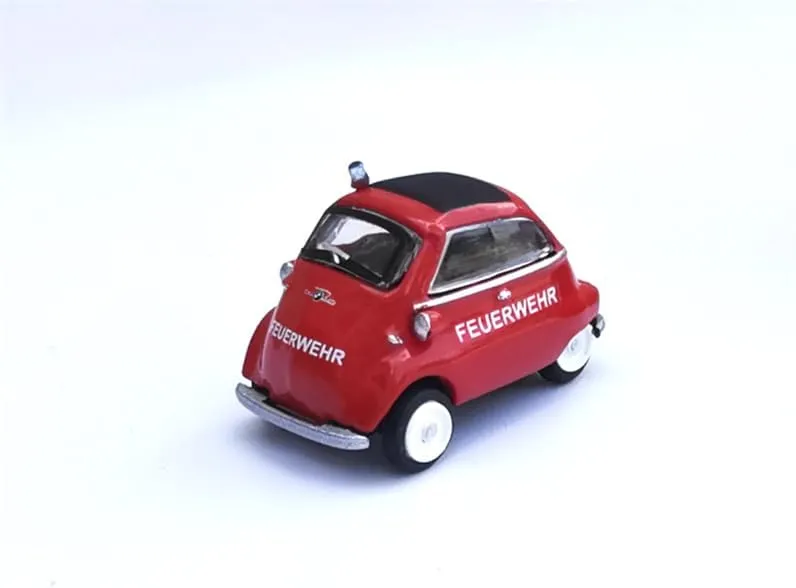 for Schuco for BMW for Isetta Feuerwehr Police car Version 1:87 Truck Pre-Built Model