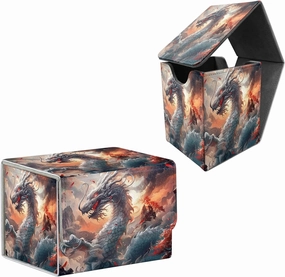 for MTG Card Storage Solution, for MTG Card Box and Commander Decks, High Capacity Anime Card Sleeves for Mtg Deck Box Set of 2, Colorful Cat Paint