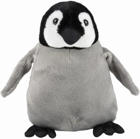 Forest & Twelfth 10" Stuffed Baby Penguin Plush, Majestic Animal Collection Stuffed Animal, Premium Materials, Best Gift for Kids Age 3 , Nursery and Room Decor (10" Baby Penguin)