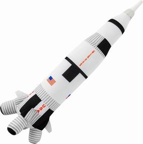 Forest & Twelfth Saturn Rocket Plush Toy Jumbo 30", Mission Ship for Kids, Christmas & Birthday Gifts for Little Astronauts, Boys & Girls, Ultra Soft & Huggable, Fun, Great for Imaginative Play