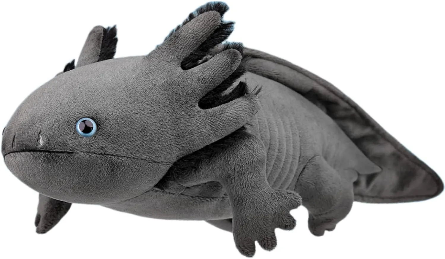 FRANKIEZHOU Giant Axolotl Plush- Grey,31.5", Soft Plush Stuffed Animal, Axolotl Gifts for Boys Girls