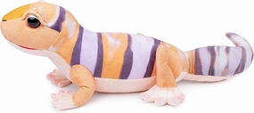 FRANKIEZHOU Realistic Fat-Tailed Gecko Stuffed Animal-Orange 15",Leopard Gecko Stuffed Animal for Boys, Spotted Gecko Toy,Gifts for Kids,Home Decor,Hugging Toy