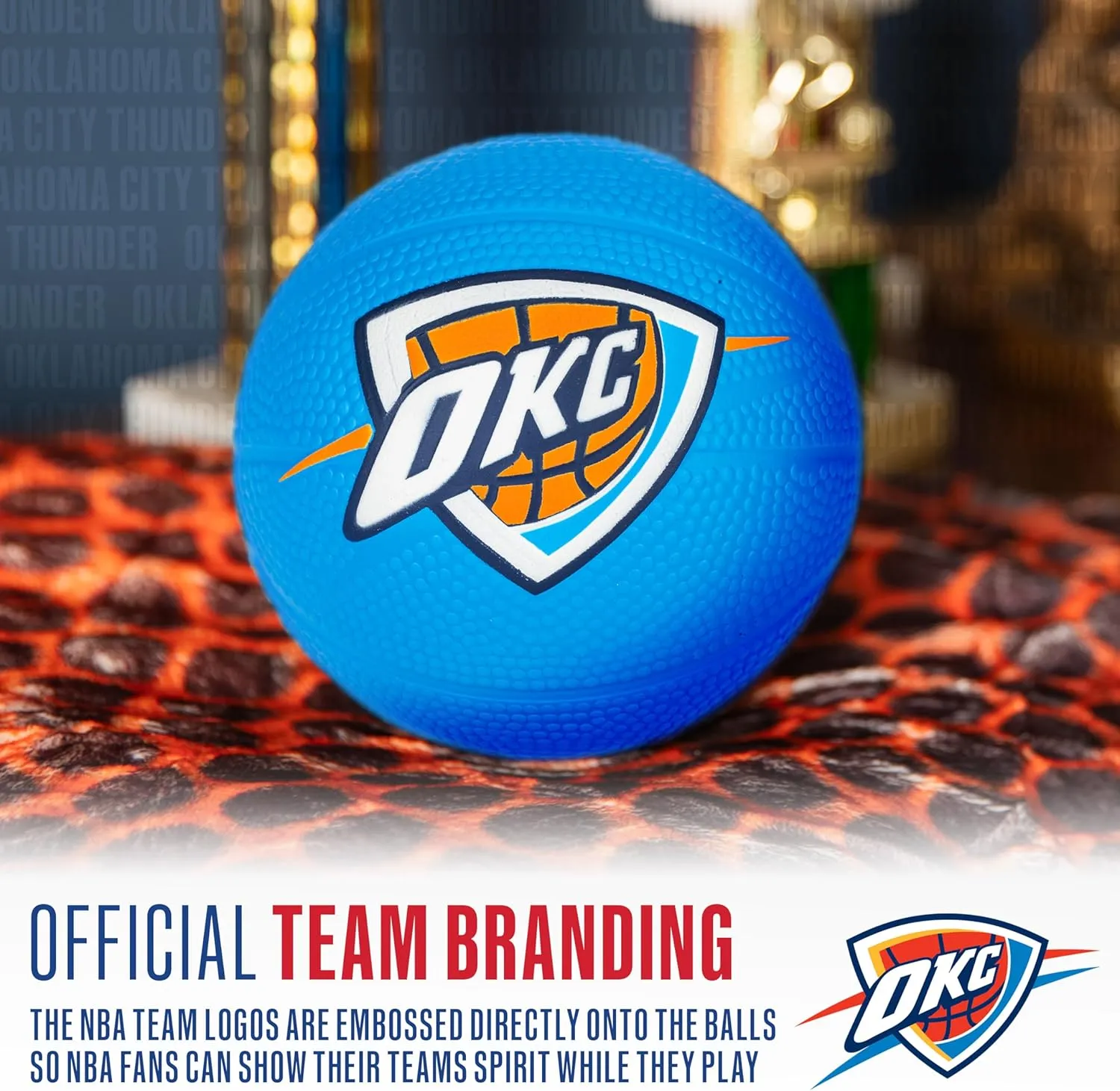 Franklin Sports Kids NBA Mini Foam Basketball - 5.5" Inch Soft Toy Basketball for Indoor or Mini Over the Door Hoops