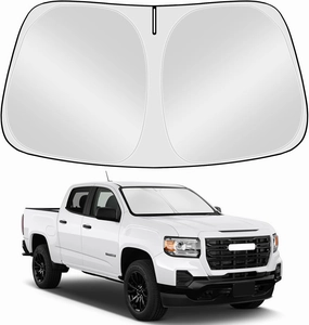 Front Windshield Sun Shade Custom Fit for 2015-2022 GMC Canyon, Block UV Rays Foldable Sunshade Sun Visor Accessories