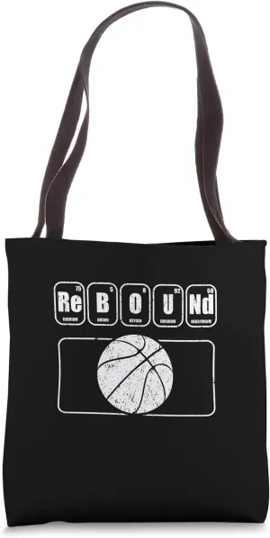Funny Basketball Rebound Periodic Elements Rebound Tote Bag